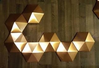 Heptahedron Wall Lamp